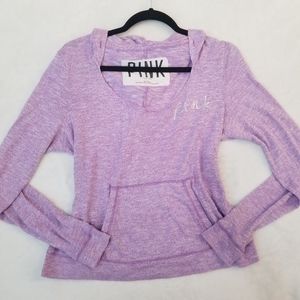Lilac Hooded Pullover Jacket by PINK